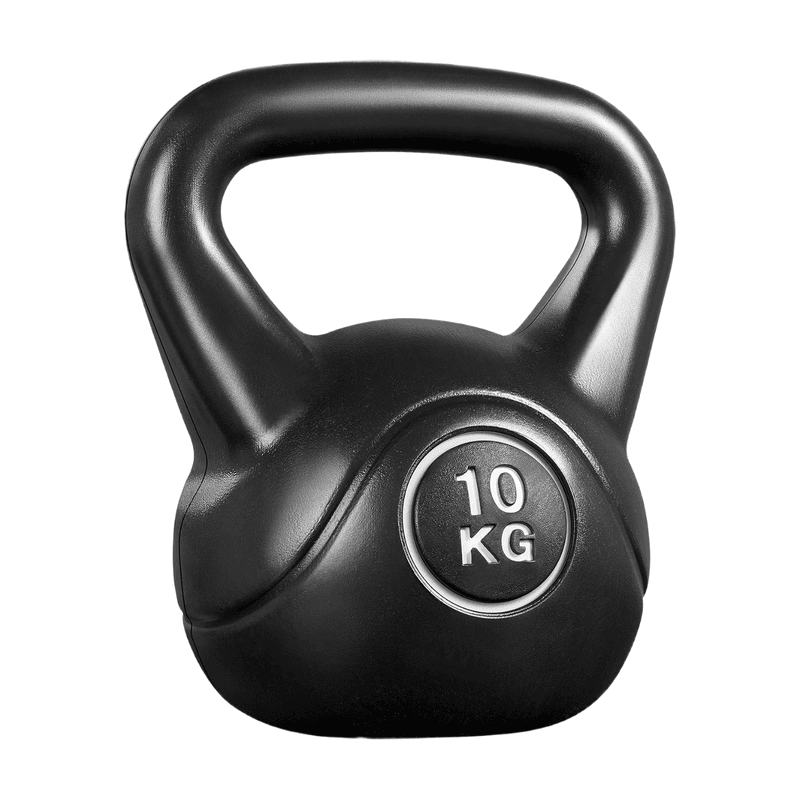 Yaheetech 10KG Kettlebell HDPE-beschichtete Kettlebells für das Heimtrainingsstudio Fitness-Workout Bodybuilding Gewichtheben