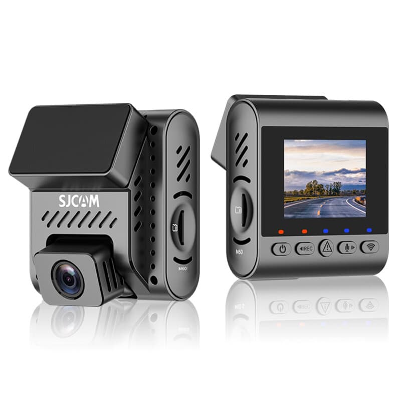 SJCAM M60 Einkanalkamera für Auto mit Sony Starvis 2 IMX678 Sensor 4K 30fps Frontaufnahme HDR Nachtsicht GPS integriertem WiFi Parkmodus bis zu 256GB