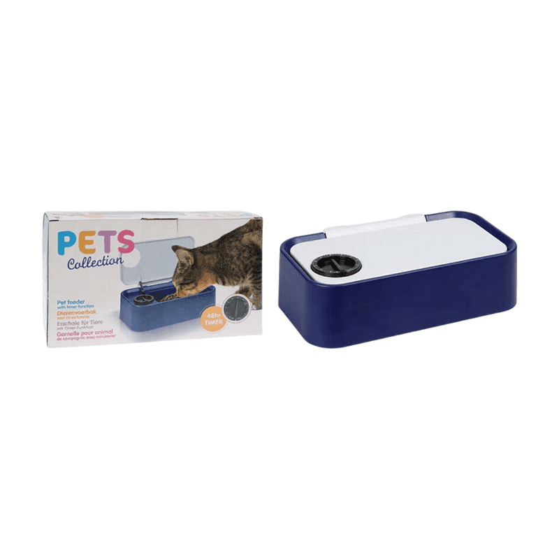 Pets Collection Haustier-Timer Futternapf Katzenfutterbehälter 24,2 x 13,8 x 7,7 cm