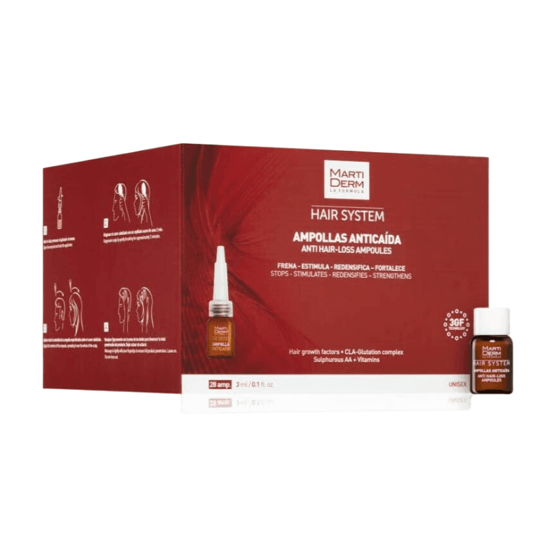 Martiderm HGFx3® Haarausfall-Ampullen 28 x 3 ml