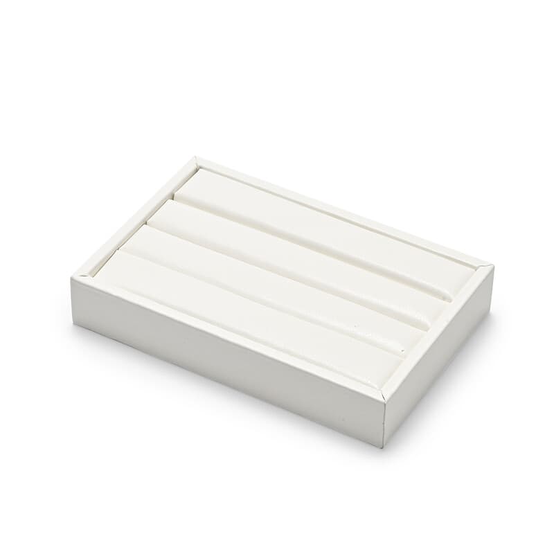 Oirlv 3 Fächer Ringablage Kleiner Ring-Organizer Ohrringablagen Präsentations-Display Aufbewahrungs-Einsatz Halterung für Schmuckkasten, Schublade,