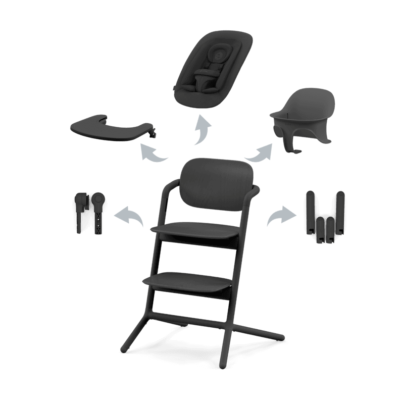 CYBEX Lemo 4-in-1-Set, Atemberaubendes Schwarz