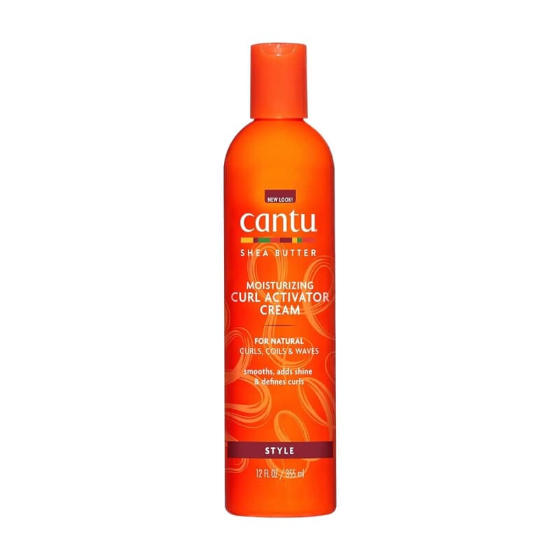 Cantu Feuchtigkeitsspendende Lockenaktivator-Creme mit Sheabutter & Kokosöl – Definiert Locken, verleiht Volumen & Glanz – Frizz-frei – 355 ml