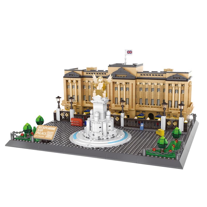 WANGE Buckingham Palace-London, England 1695 Teile Bausteine Set für Hobbybauer