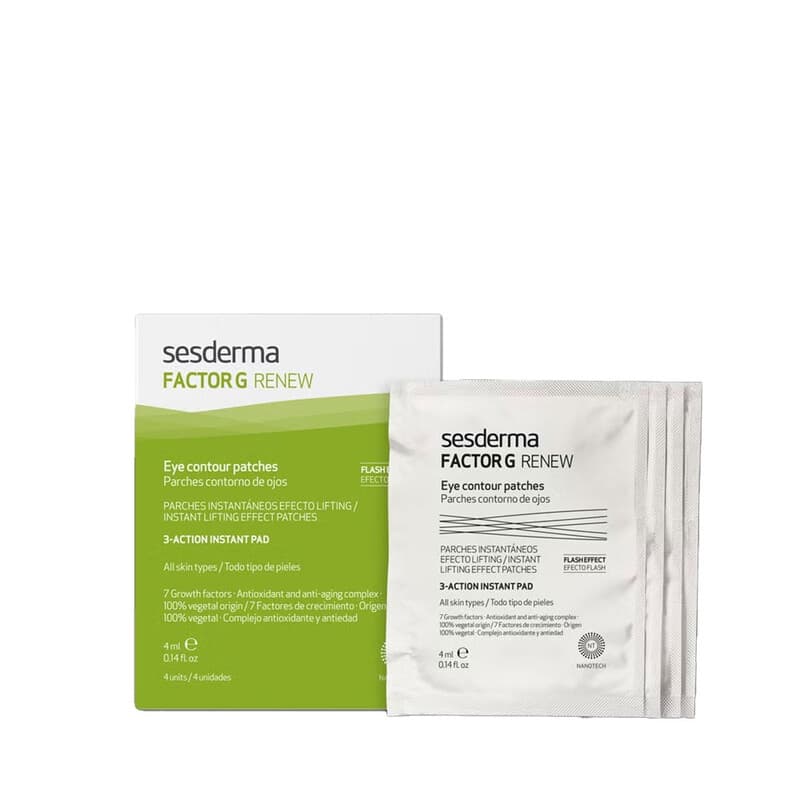 SESDERMA FACTOR G ERNEUERUNGSPFLASTER FÜR DIE AUGENPARTIE 4ml x 4 Stück
