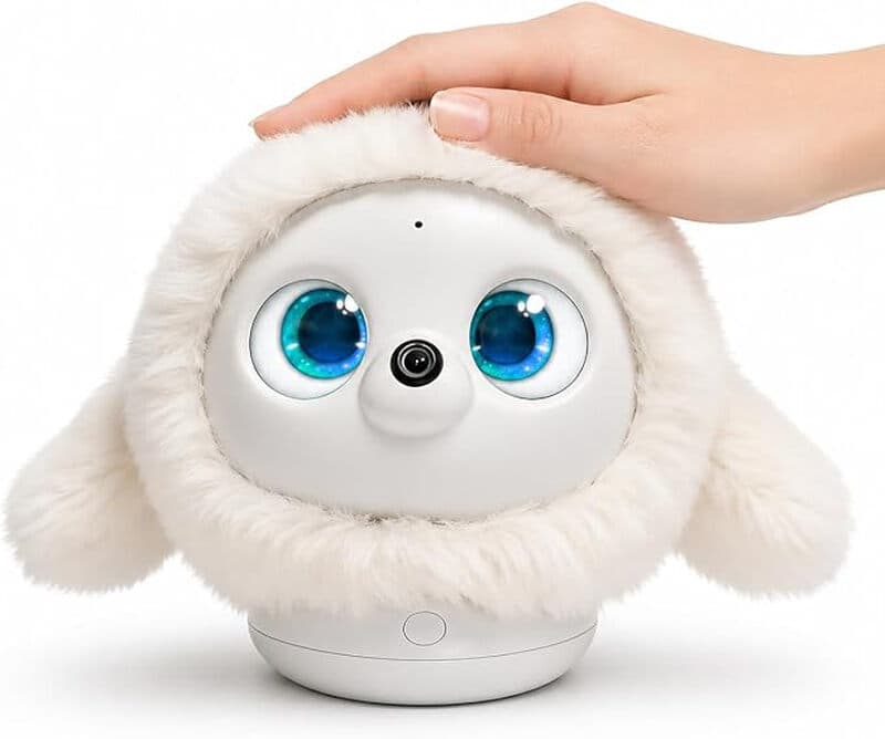 Ropet AI Haustierroboter (Pro-Version) AI-Gehirn Bionische Körpertemperatur Katzen-Touch-Gefühl Beruhigende Berührung Geschenk für Schule und