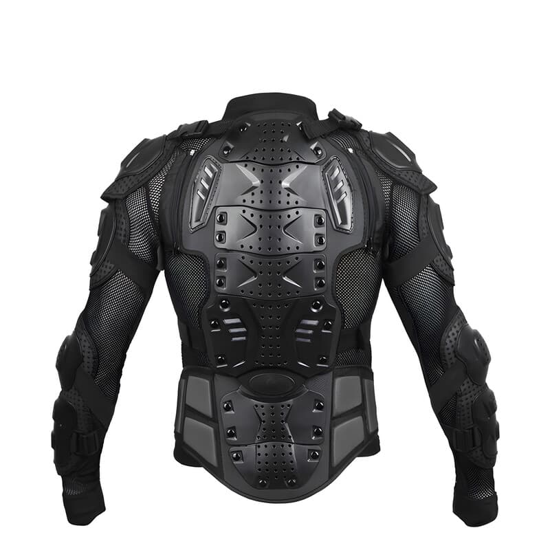 Motorrad-Schutzjacke in Größe XXL mit Rückenschutz, professionelle Oberkörperprotektoren für Geländefahrten, atmungsaktiv und bequem, geeignet