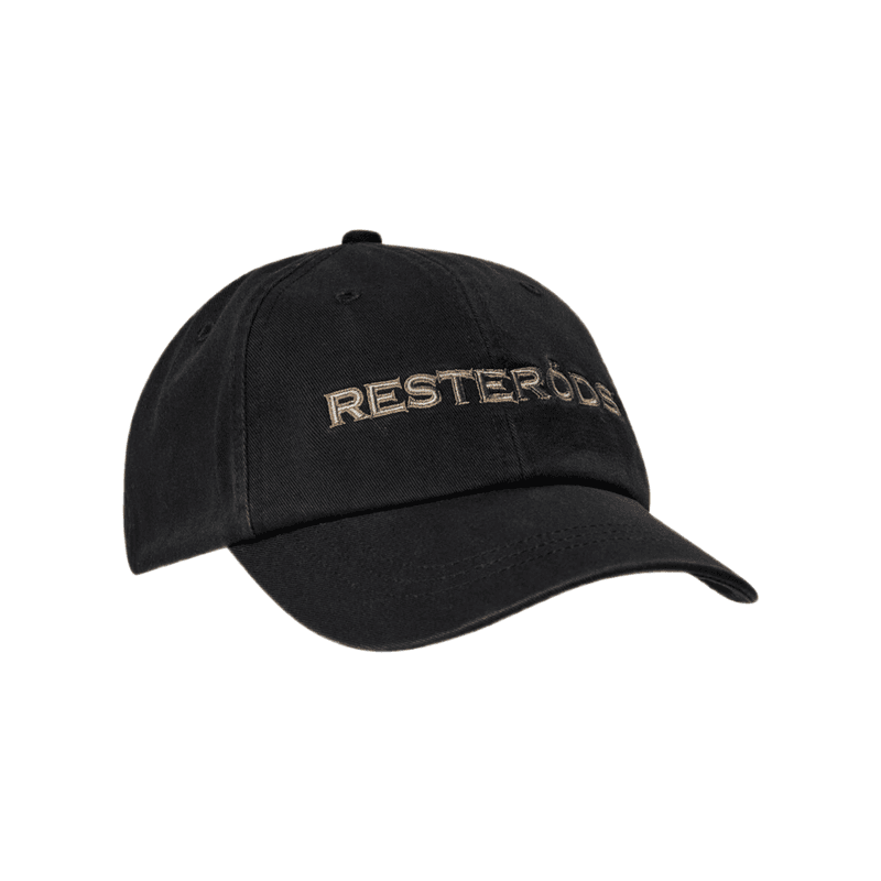 Resteröds OSIZE Schwarze Twill-Schiebermütze