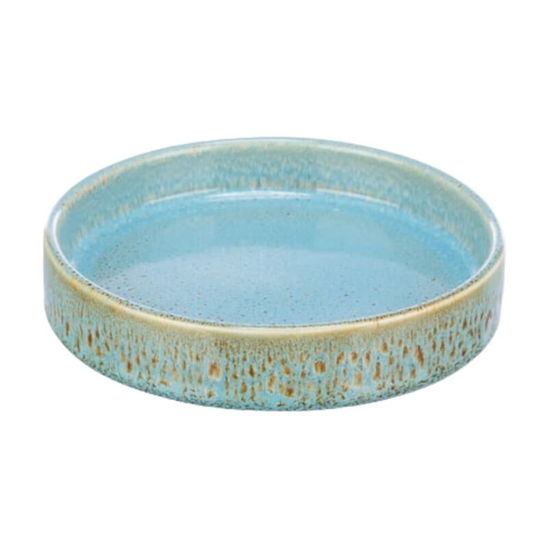 TRIXIE Keramiknapf für Katzen in blau 250 ml Ø 15 cm