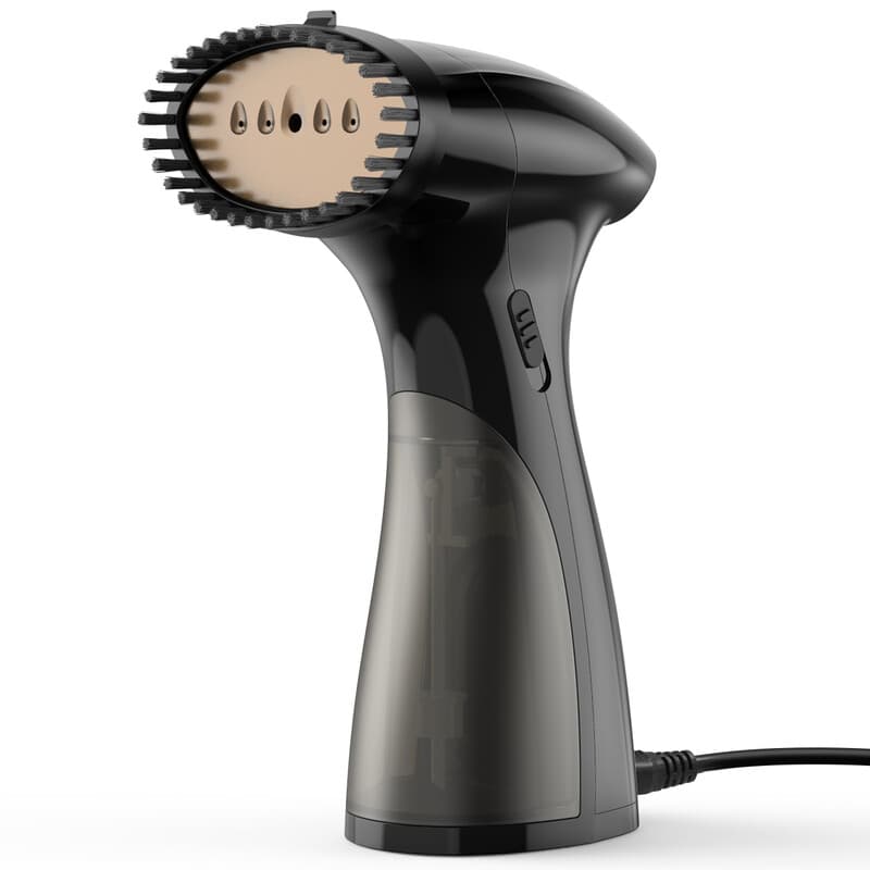 Cuisync Handgehaltener tragbarer Dampfglätter und Dampfbügeleisen, 150 ml großer Wassertank, 800 W hocheffizient, inklusive Borstenbürste,