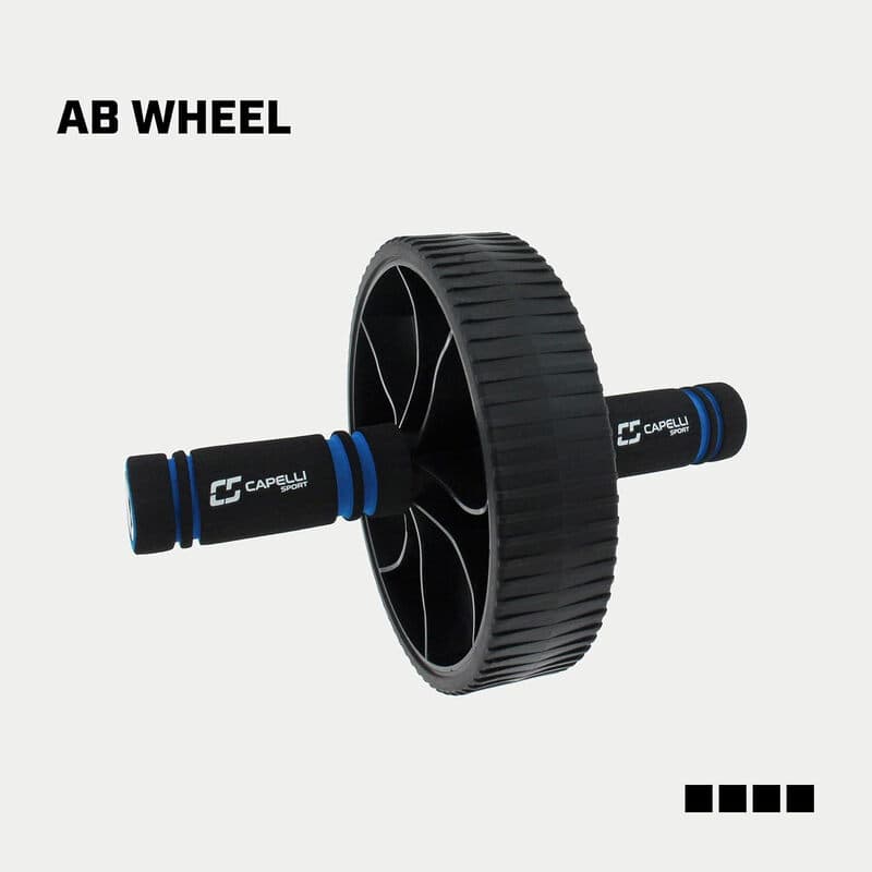 Capelli Sport Wheel: Mehr präzise und anspruchsvolle Bauchmuskulatur-Übungen, rutschfestes Material und räderartiges Design, bestens geeignet für