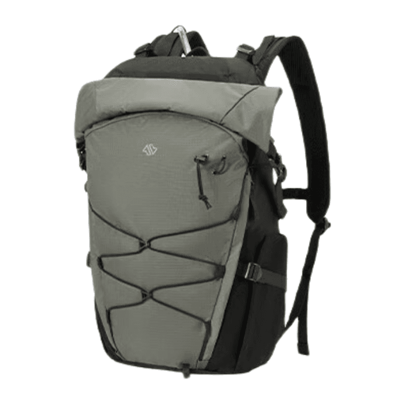 ochama×J.ZAO Sports Series Wanderrucksack, 25L, atmungsaktive Rückenpolsterung, Wolkengrün