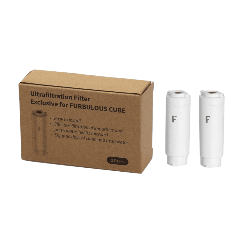 Furbulous Ultrafilter-Element Ultrafilter - 2er-Pack - passt zu Furbulous Automatischen Haustierwasserspendern - 90 Tage nutzbar - Einfach zu