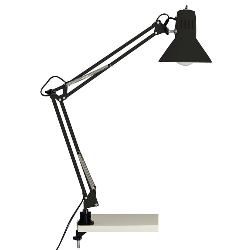 Brilliant Schreibtischlampe, 70 cm Höhe, Kopf & Gelenke einstellbar, E27, 40 W