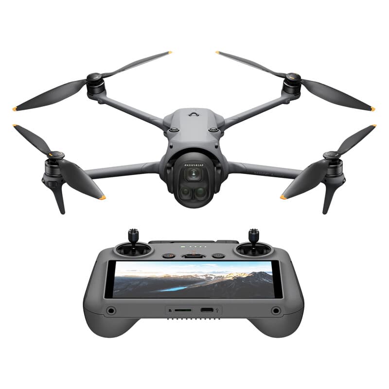 DJI Mavic 4 Pro Drohne mit DJI RC 2, Flaggschiff-Tri-Kamera-Drohne mit 100MP 4/3 CMOS Hasselblad-Kamera für Profis, 30km Videoübertragung, 51 min