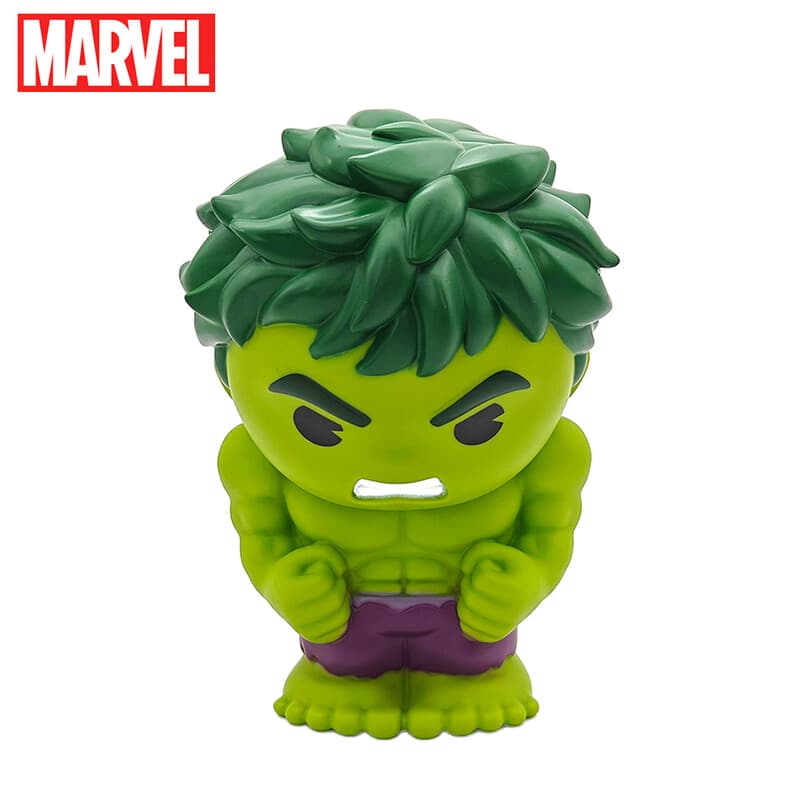 1 Stück Marvel Hulk Spardose Münzbox Offiziell lizenzierter Avengers Superheld Niedliche Cartoon-Figur Geldbox Sparbehälter 3D PVC Wasserdicht
