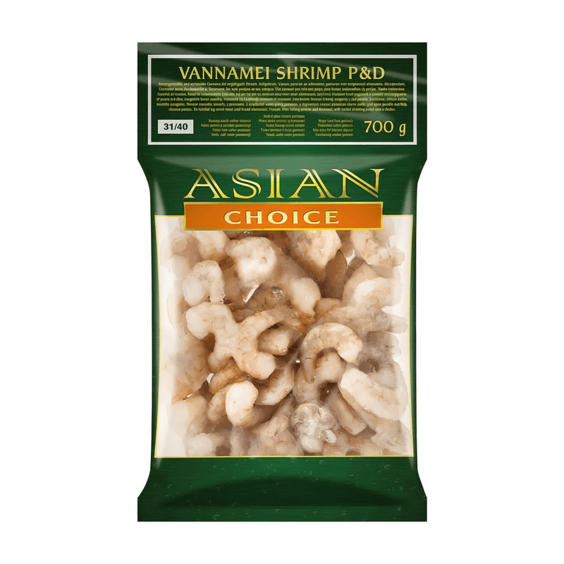 Asian Choice V/M Garnelen P&D 31/40 700g (Nettogewicht)
