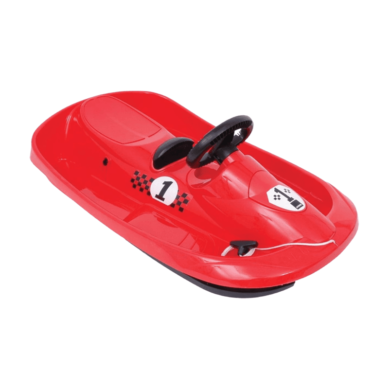 Hamax Lenkbob SNO Formula Schlitten - Lenkbob mit Bremse, maximale Belastung 80 kg, Rot, für Kinder ab 3 Jahren