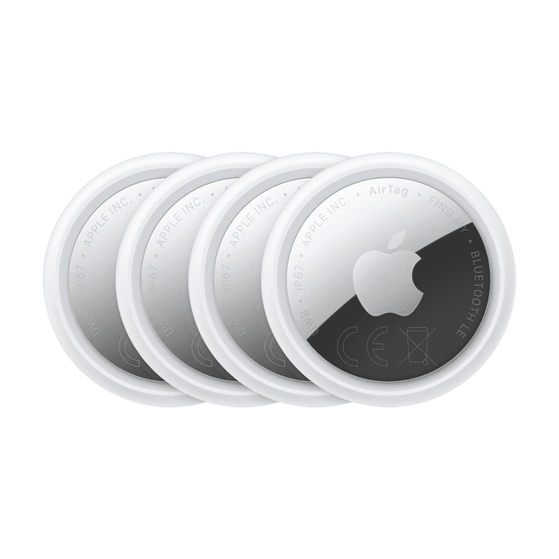 Apple Offizielle AirTags (2. Gen.) Verlustschutz-Tracker, Bluetooth, Menge: 4er-Pack