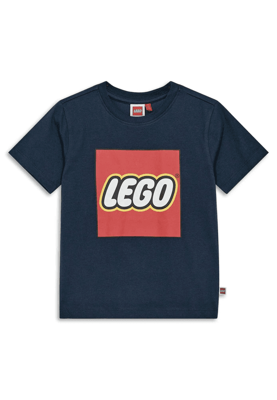 LEGO Kinder-Logo-T-Shirt, marineblau, 104