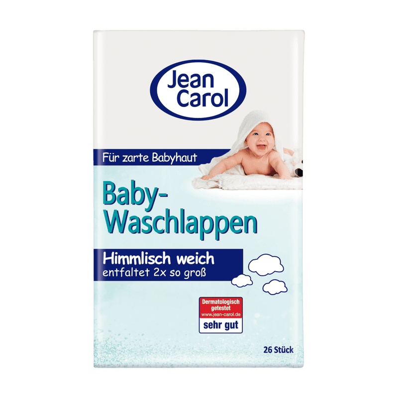 Jean Carol Baby-Gesichtstuch (Wolken- & Schaf-Design) 26 Stück