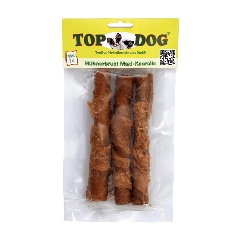 Top Dog Maxi-Hähnchenbrust, 3 Stück, Getreide- und zuckerfrei