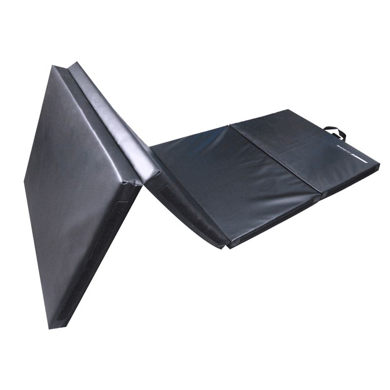 GoZone 4-fach faltbare Fitnessmatte, Größe: 61 x 183 cm, vielseitige, faltbare, reißfeste Balance- und Gymnastikmatte für Training, Aerobic,