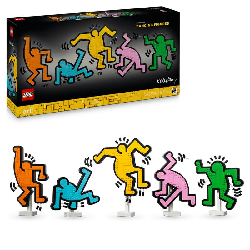 LEGO 31216 Art Keith Haring Tanzende Figuren