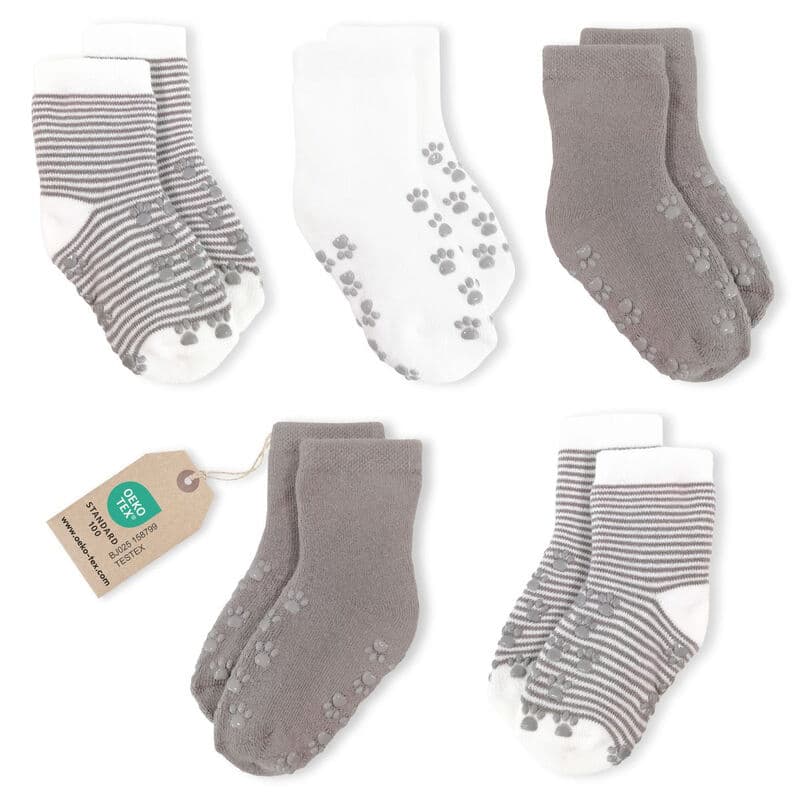 Laloona Anti-Rutsch-Socken 5er-Pack - Größe 19-20