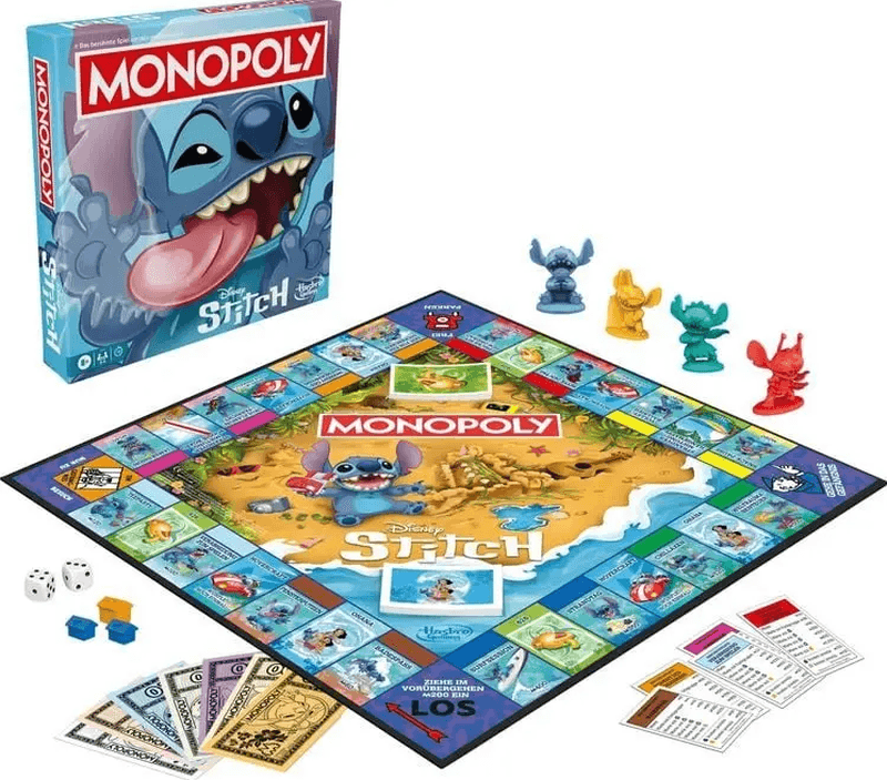 Monopoly Disney-Stitch-Edition Brettspiel - deutsche Version