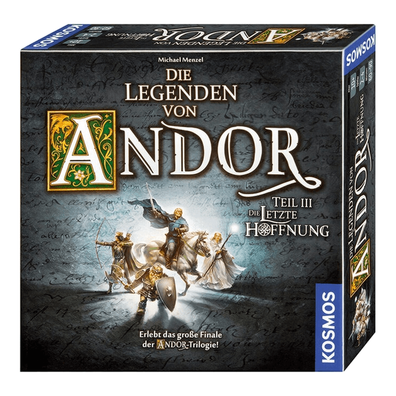 KOSMOS 692803 Die Legenden von Andor - Teil III Die letzte Hoffnung, das große Finale des Fantasy-Klassikers, 7 epische Legenden, ab 10 Jahren