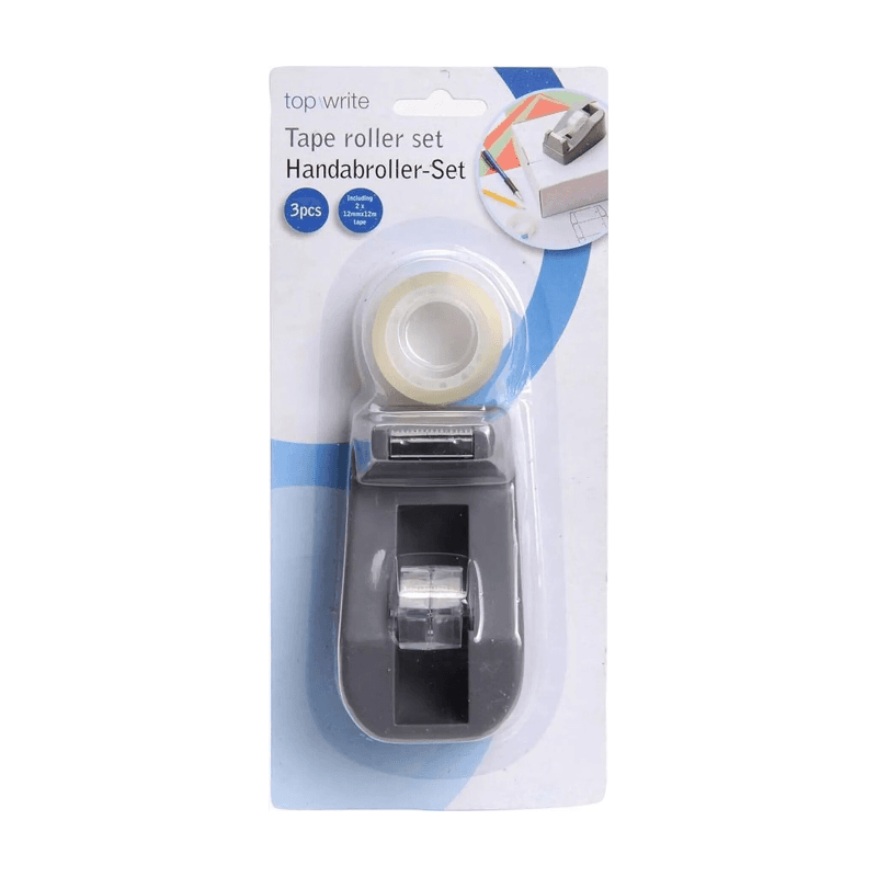 Topwrite Klebebandroller-Set Klebebandhalter + Klebeband