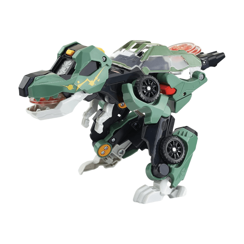 VTech Switch & Go Dinos Launcher T-Rex - Dino-Auto-Transformer - 2-in-1 Spielzeug mit Sound- und Lichteffekten - mit Launcher - für Kinder von 3–8