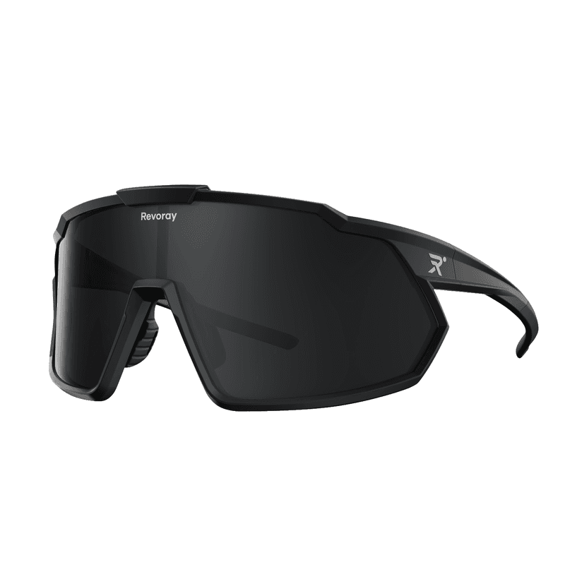 Revoray Fahrradbrille – Hochauflösende TAC-Polarisationsgläser, 33 g ultraleichter TR90-Rahmen, UV400-Schutz, wasser- und ölabweisende
