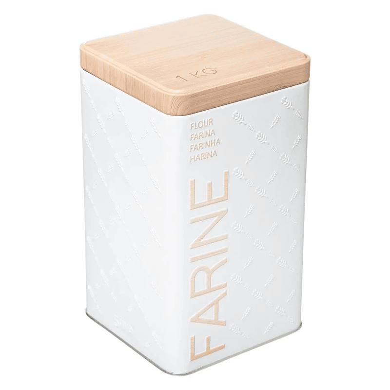 Skandinavische Mehlaufbewahrungsbox 1kg