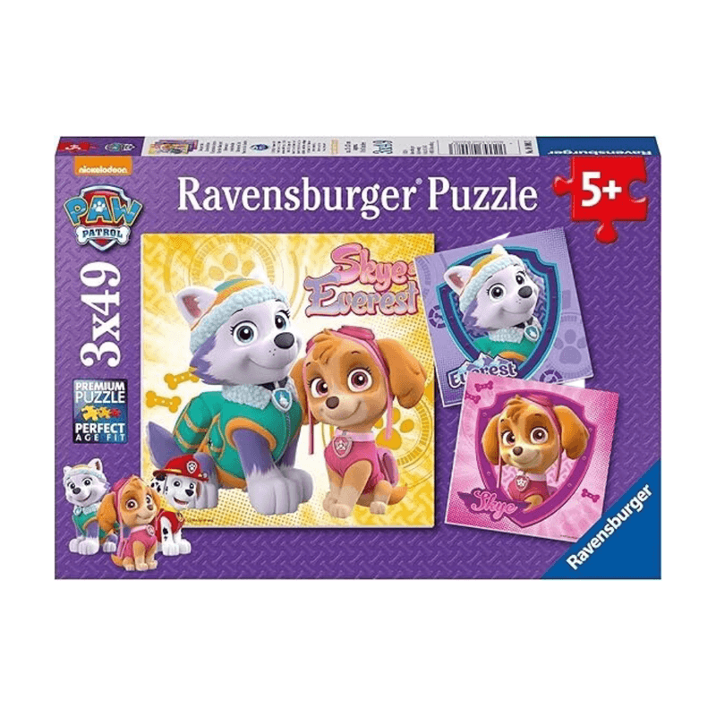 Ravensburger 8008 Puzzle Bezaubernde Hundemädchen 3 X 49 Teile
