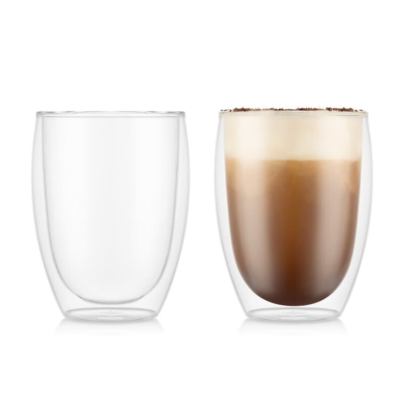 BODUM PAVINA Set mit 2 - 350ml doppelwandige Thermogläser