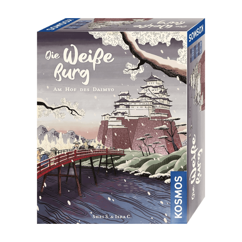 KOSMOS 683948 Die weiße Burg, Am Hof des Daimyo, Strategiespiel mit besonderem Würfel-Mechanismus, Gesellschaftsspiel für 1-4 Personen ab 12