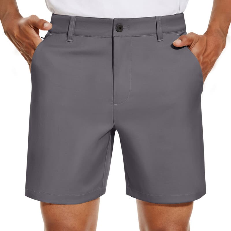 PULI Herren-Golf-Shorts 0584 dunkelgrau 34