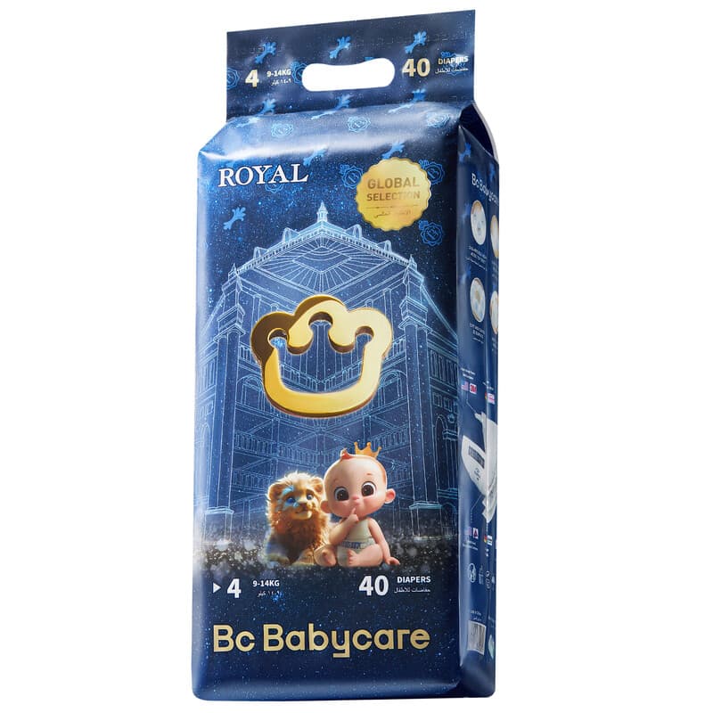 Bc Babycare Royal Windeln Größe 4 (9-14 kg) 40er-Pack