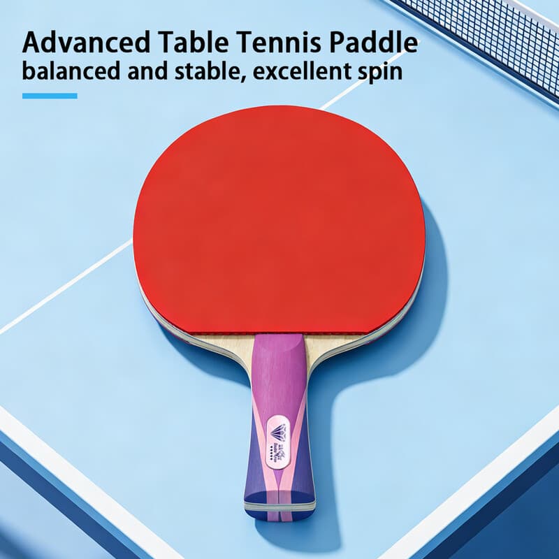 Double Fish Diamant-Serie 5-Sterne Trainings-Tischtennis-Schläger (Shakehand, Einzel-Schläger)