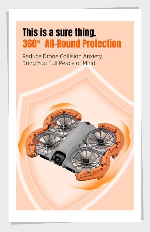 STARTRC Schutzkappe für Propeller für NEO 2 (orange)