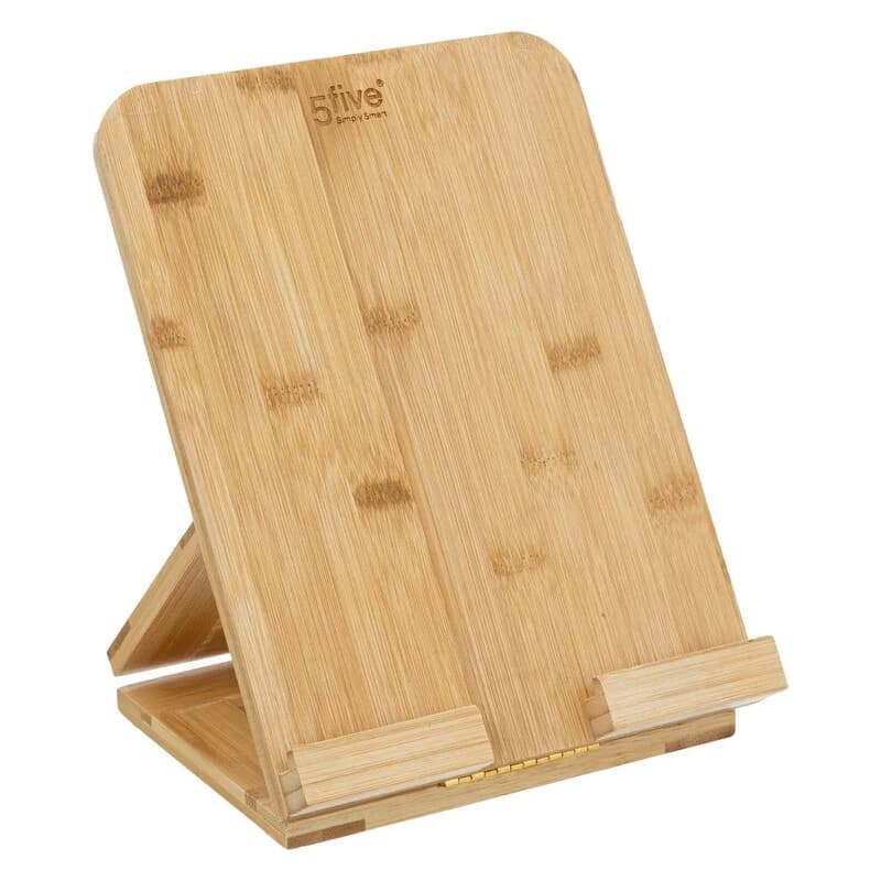 5Five Bambus Tabletständer Desktopständer Handyhalter iPad-Ständer - 26 x 20 cm