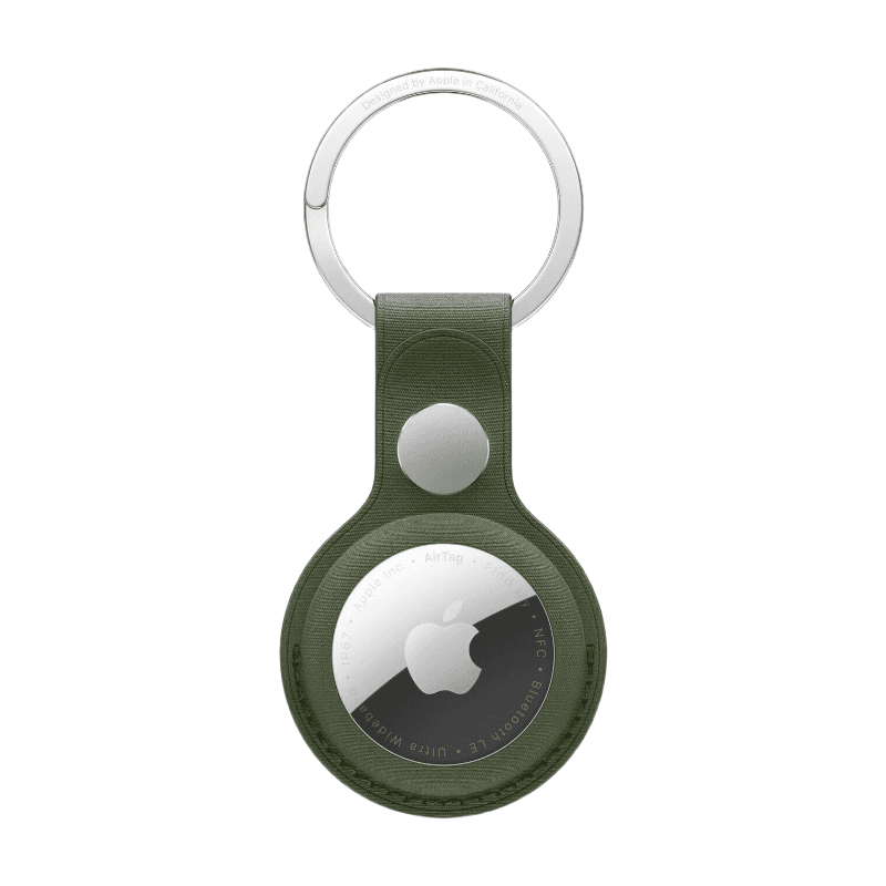 Apple AirTag FineWoven-Schlüsselanhänger – Moss