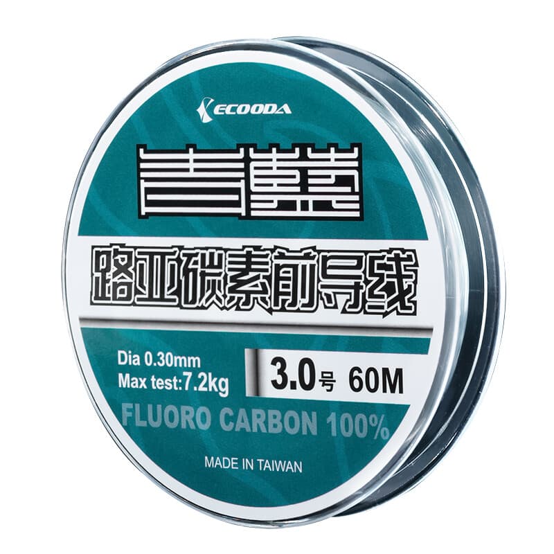 ECOODA Cyanblau Carbon-Fluor-Angelschnur in hoher Qualität