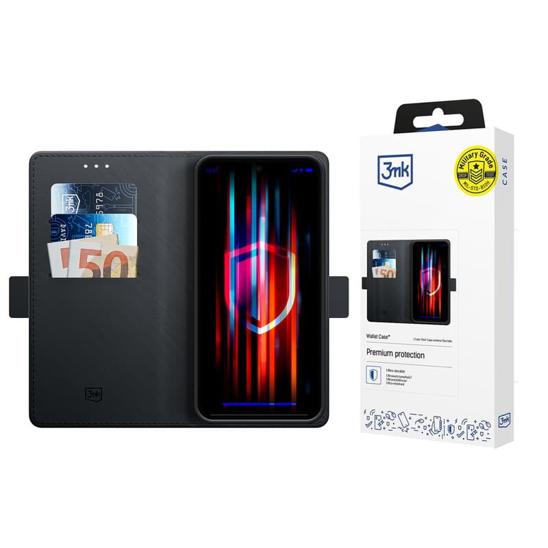 3mk Protection Brieftaschenhülle für Apple iPhone 17 Air - Schwarz