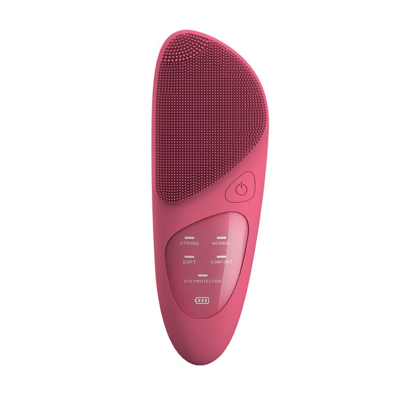 Sunluxy JMY-05 Gesichtsreinigungsbürste, großes Display zeigt Akkuleistung und Modus an, Reinigung, Massage und Wärmekompresse in einem, konstante