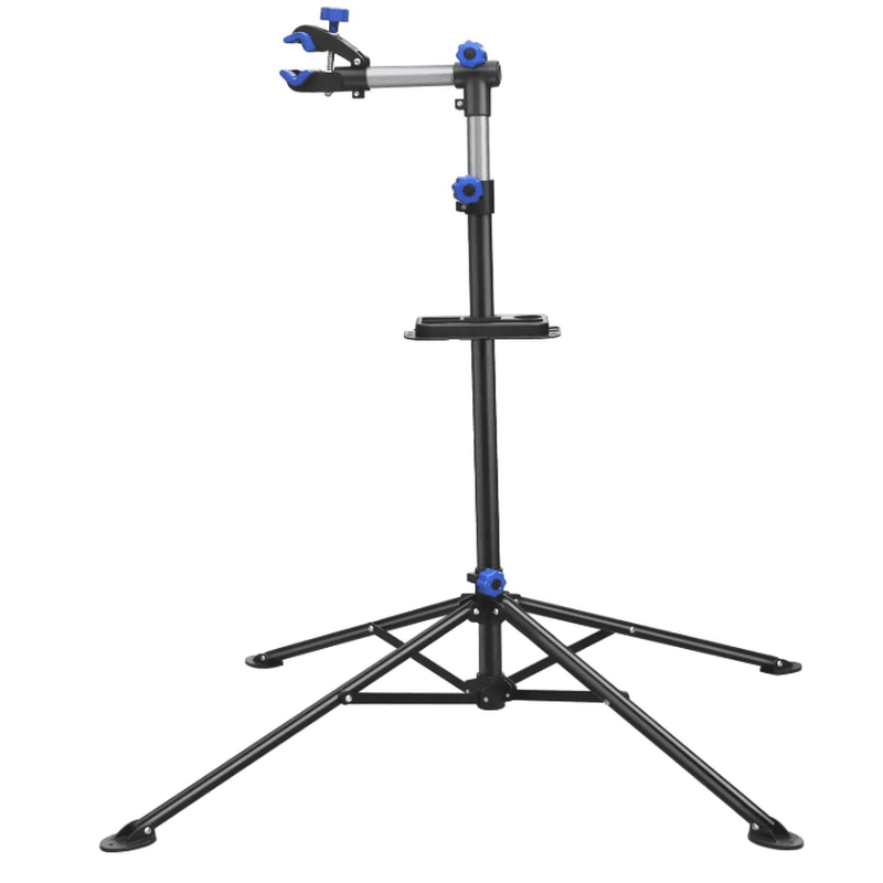 Yaheetech Klappbarer Einstellbarer Fahrrad-Reparaturständer Rack Mechaniker Schwarz