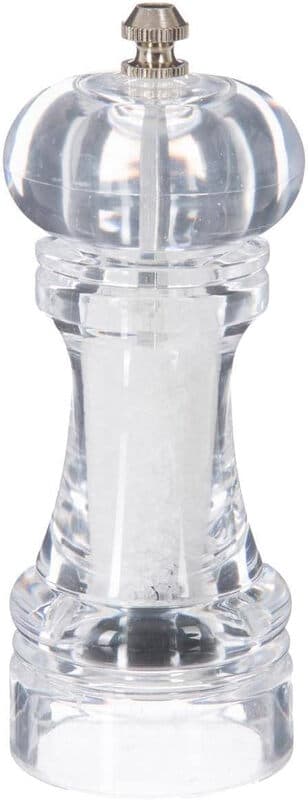 5five Acryl-Salzmühle - 15 cm, transparent