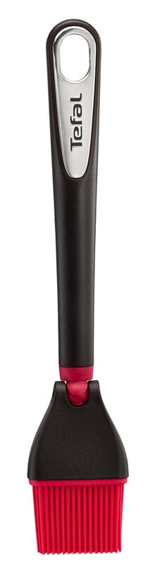 Tefal Ingenio K20724 Backpinsel | Material: Kunststoff | Leicht zu reinigen | Spülmaschinenfest | Farbe: Rot / Schwarz, 32,5 x 9,2 x 2,7 cm